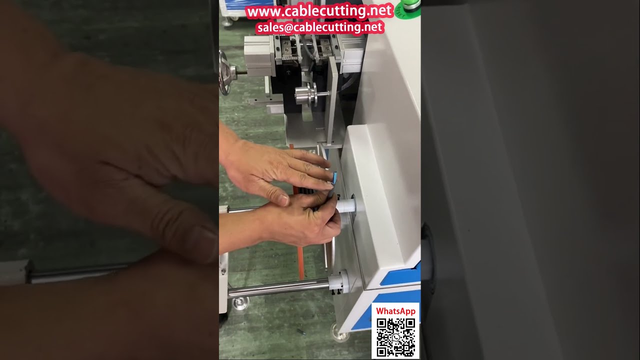 Máquina Automática Tudo-em-Um para Fios: Contagem, Decapagem Dupla, Corte e Bobinação