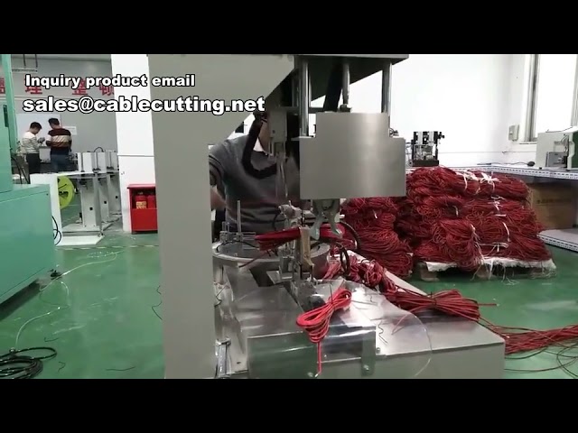 Máquina de Bobinar Cabos, Agrupar e Amarrar - Automação Industrial