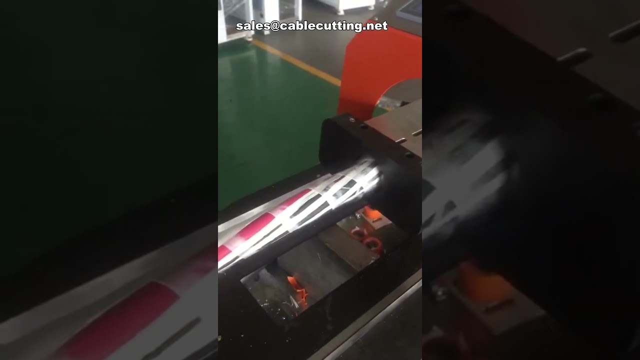 Máquina de Semidecapa Coaxial de Precisão | Corte e Decapagem de Cabos Automatizada