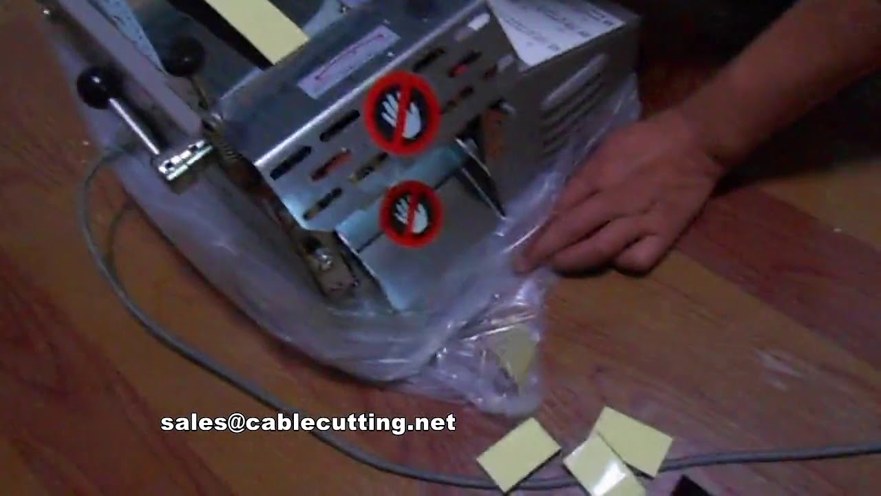 Máquina de Corte Automático de Velcro com Cola | Cortadora Industrial Eficiente