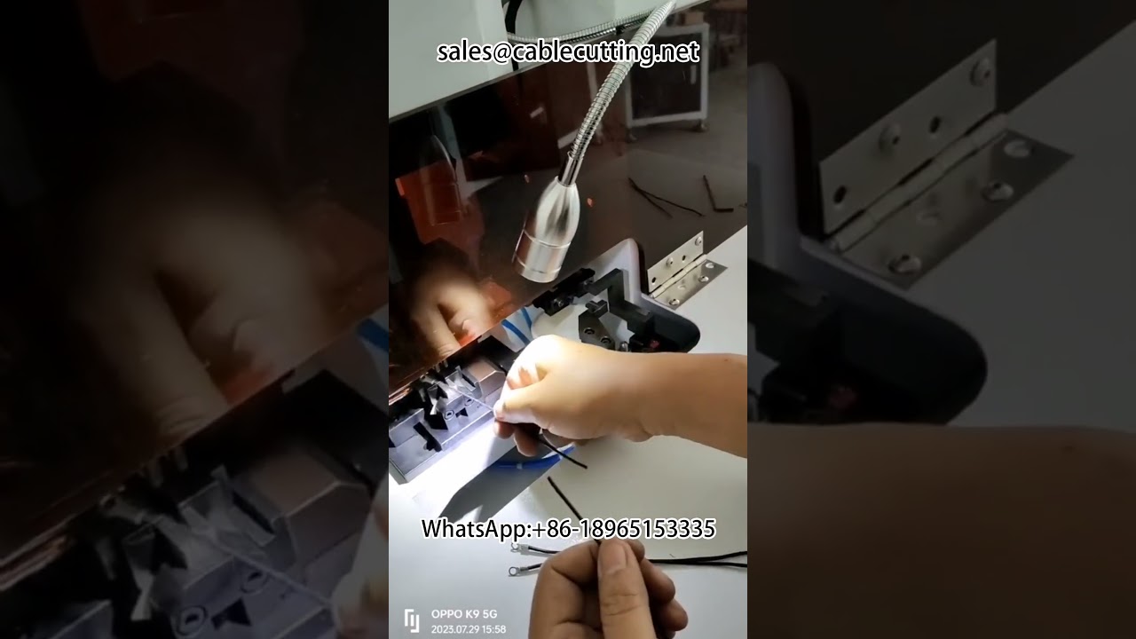 Máquina de Decapar e Cravar Terminais | Alta Precisão para Automação Industrial