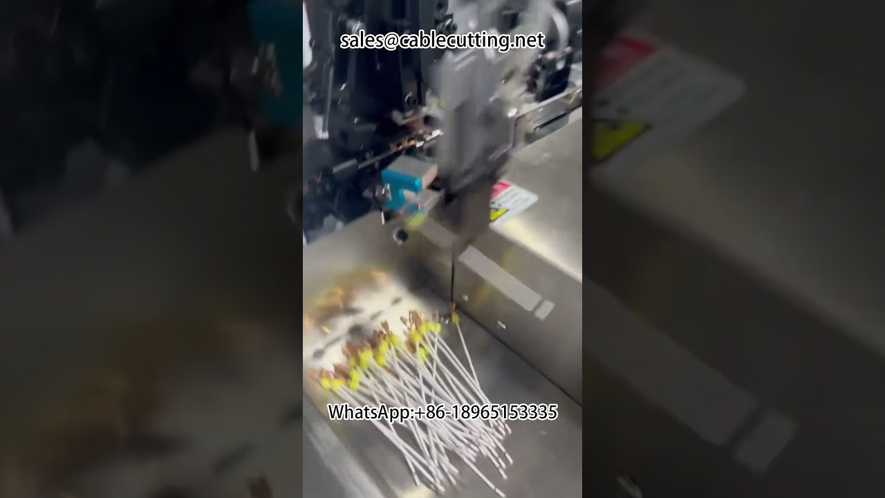 Máquina Automática para Decapar e Crimpar Plugues Impermeáveis de Penetração Única