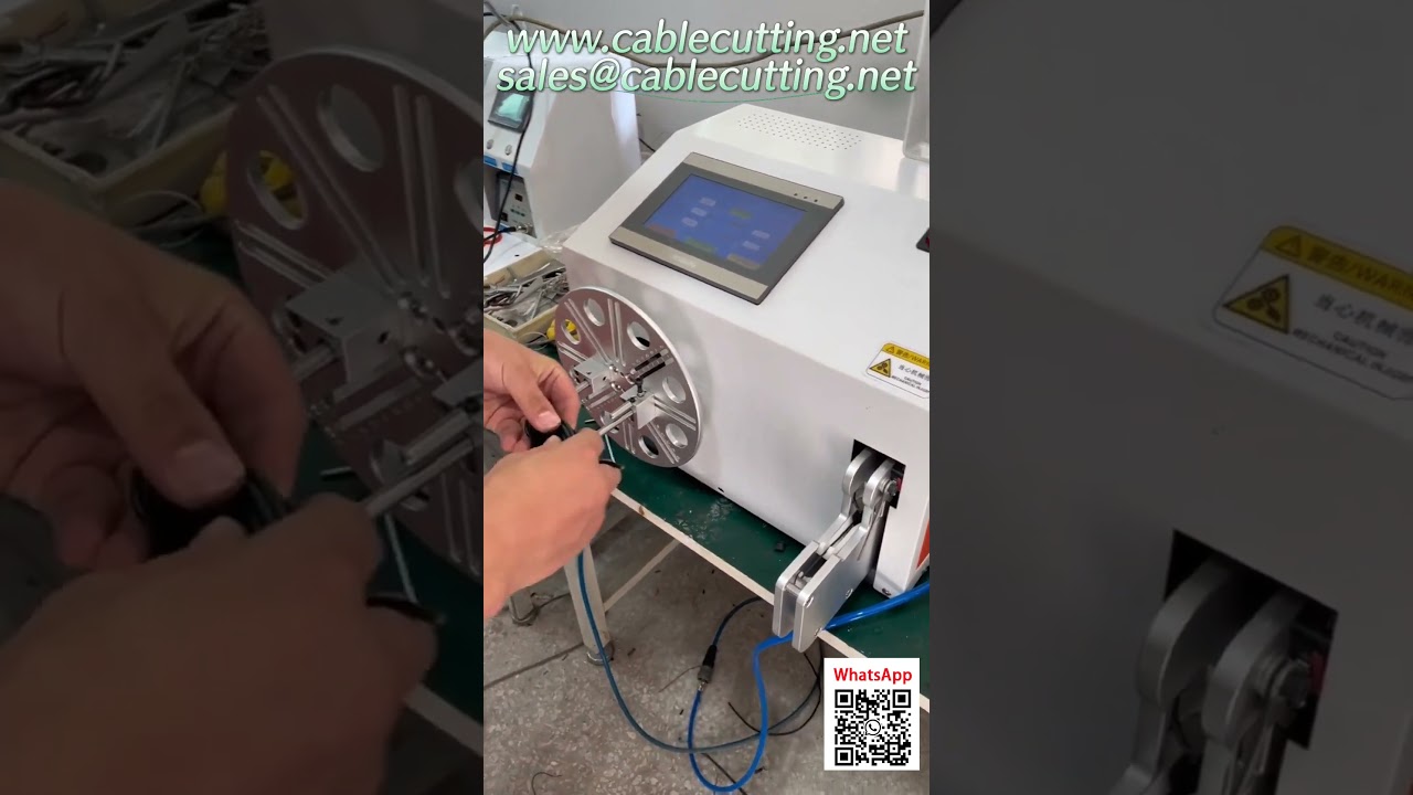 Máquina Semiautomática de Amarração de Cabos e Montagem de Fios