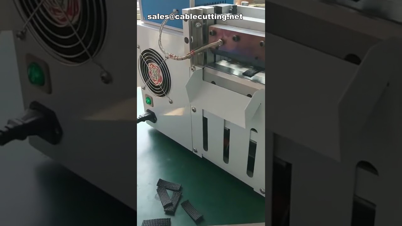 Máquina Automática de Corte a Quente para Tubos de Nylon, Mangueiras PVC e Bainhas