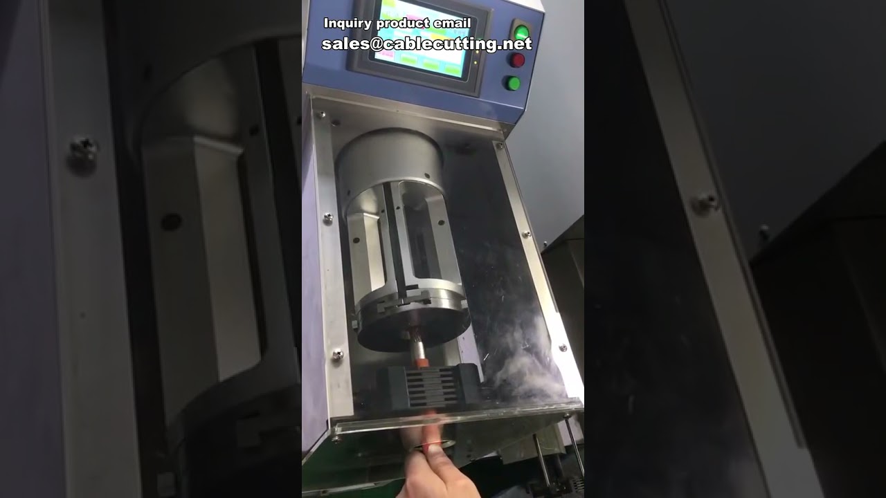 Máquina de Decapar e Cortar Cabos Grossos – Full Strip Industrial para Fios Elétricos