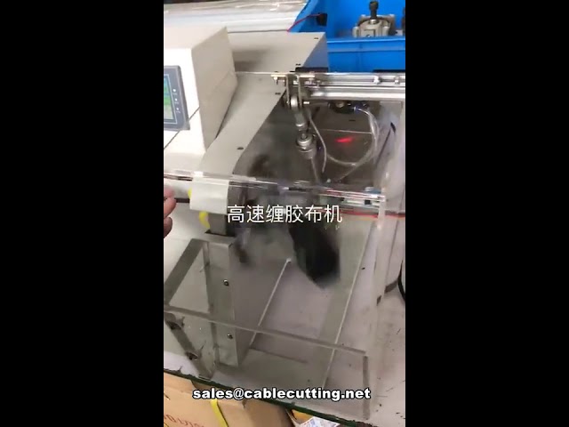 Máquina automática de enrolar e amarrar cabos multifilamento com cobertura protetora