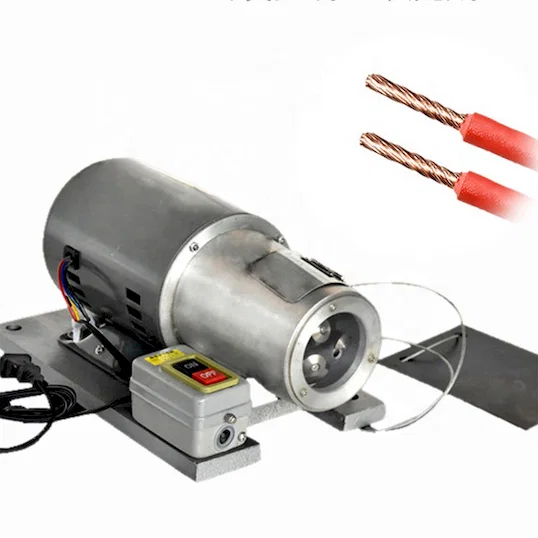 Máquina Semiautomática de Descascar e Torcer Fios WPM-191 - Descascador e Torcedor de Fios Multi-Core